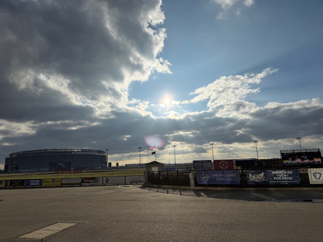 Sun over meadowlands